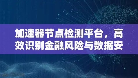 加速器节点检测平台，高效识别金融风险与数据安全的智能解决方案
