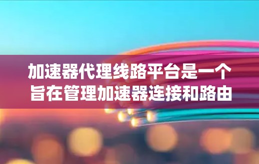 加速器代理线路平台是一个旨在管理加速器连接和路由请求的软件平台，通常与加速协议如Nginx、Nimble等相关联。以下是其详细信息