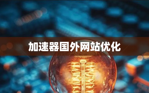 加速器国外网站优化
