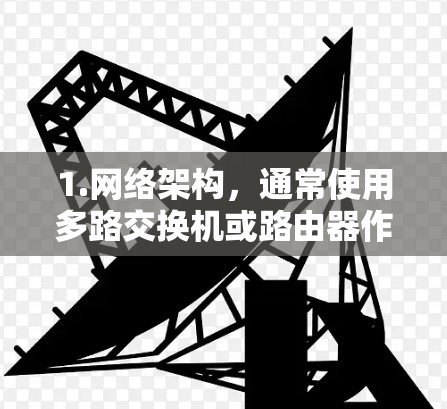 1.网络架构，通常使用多路交换机或路由器作为中间设备，将数据从一个加速器发送到另一个加速器，或连接到其他设备