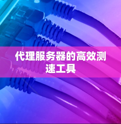 代理服务器的高效测速工具