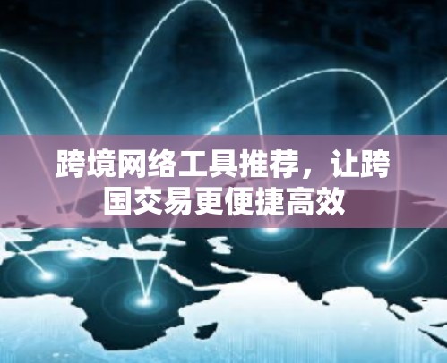 跨境网络工具推荐，让跨国交易更便捷高效