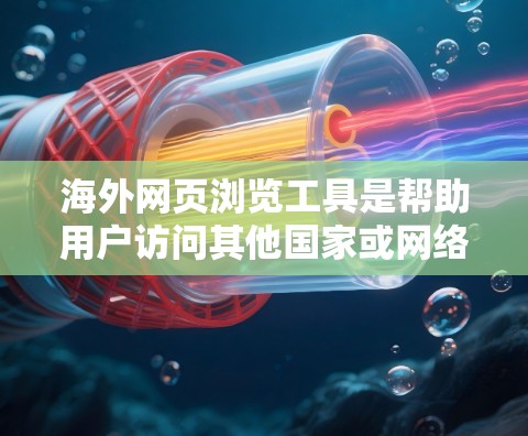 海外网页浏览工具是帮助用户访问其他国家或网络资源的工具，包括以下几个主要类别
