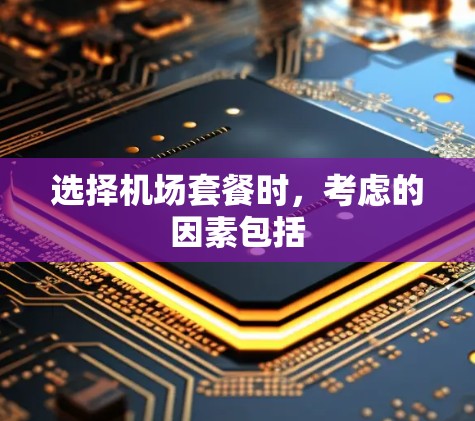 选择机场套餐时，考虑的因素包括