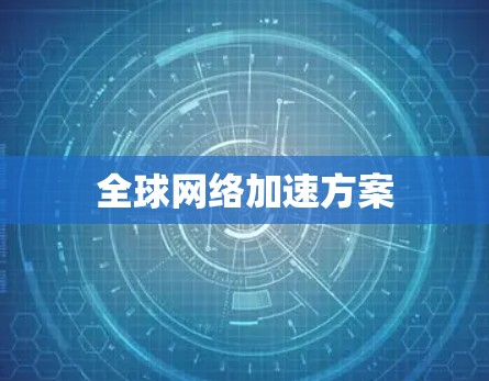 全球网络加速方案