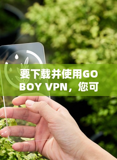 要下载并使用GOBOY VPN，您可以按照以下步骤操作