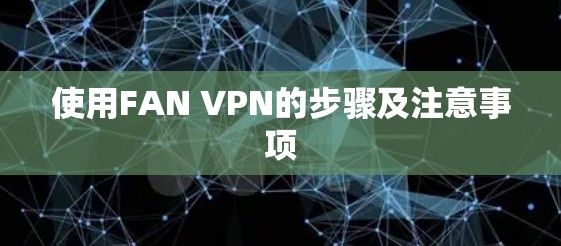 使用FAN VPN的步骤及注意事项
