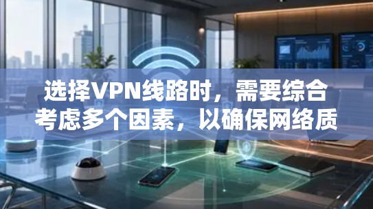 选择VPN线路时，需要综合考虑多个因素，以确保网络质量、安全性和可靠性和你的需求。以下是一些建议和步骤，帮助你选择适合自己的VPN线路