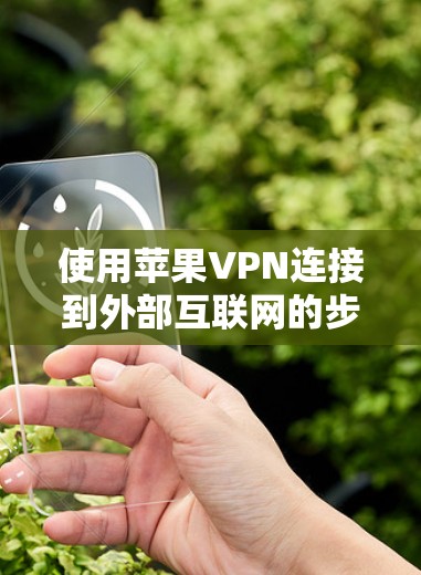使用苹果VPN连接到外部互联网的步骤如下