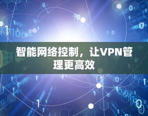 智能网络控制，让VPN管理更高效