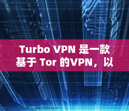 Turbo VPN 是一款基于 Tor 的VPN，以其高效性能和多端访问功能而闻名。以下是关于Turbo VPN 的详细介绍