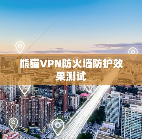 熊猫VPN防火墙防护效果测试