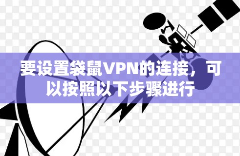 要设置袋鼠VPN的连接，可以按照以下步骤进行