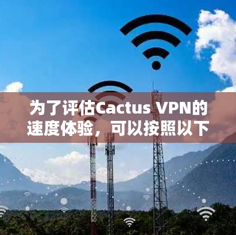 为了评估Cactus VPN的速度体验，可以按照以下步骤进行