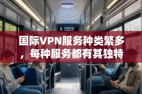 国际VPN服务种类繁多，每种服务都有其独特的特点和适用场景。以下是一些国际VPN服务的主要类型及其特点