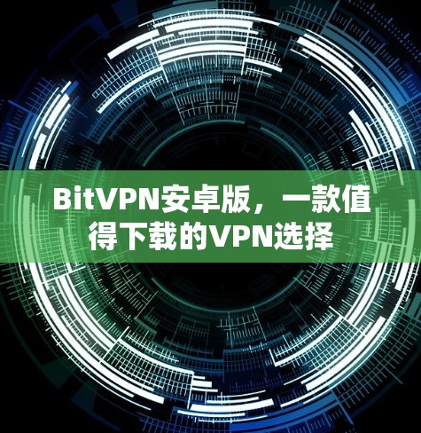 BitVPN安卓版，一款值得下载的VPN选择