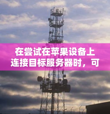 在尝试在苹果设备上连接目标服务器时，可以按照以下步骤进行操作