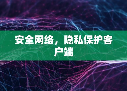 安全网络，隐私保护客户端
