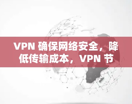VPN 确保网络安全，降低传输成本，VPN 节点购买指南