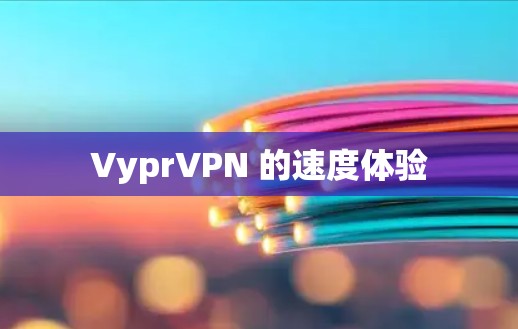VyprVPN 的速度体验
