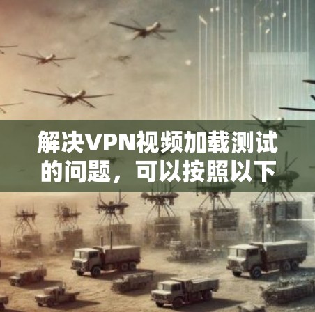 解决VPN视频加载测试的问题，可以按照以下步骤进行
