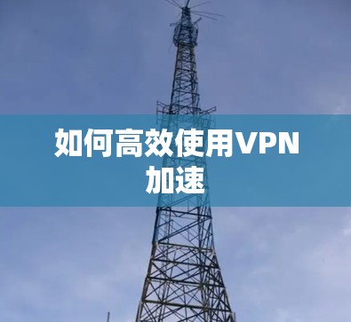 如何高效使用VPN加速