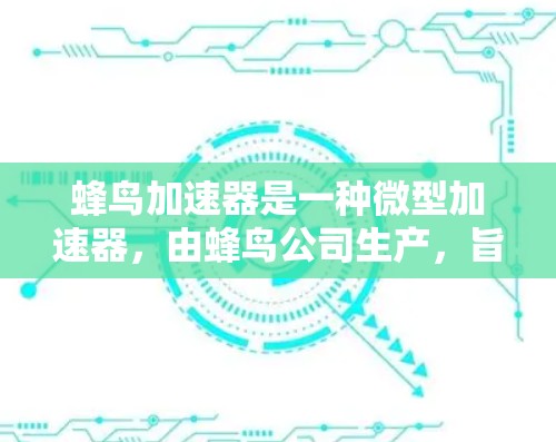 蜂鸟加速器是一种微型加速器，由蜂鸟公司生产，旨在加速电子的运动。以下是对蜂鸟加速器的详细分析
