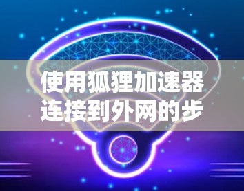 使用狐狸加速器连接到外网的步骤如下