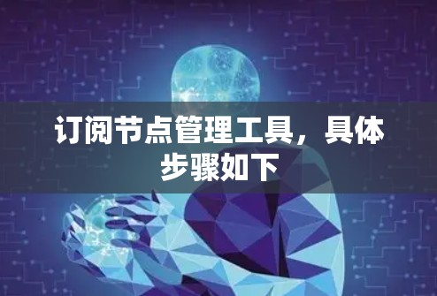 订阅节点管理工具，具体步骤如下