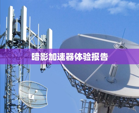暗影加速器体验报告