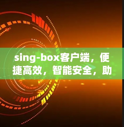 sing-box客户端，便捷高效，智能安全，助力你的互联网生活