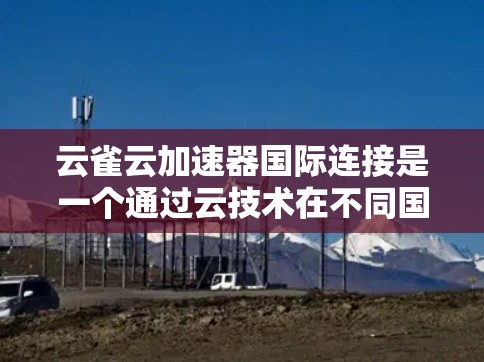 云雀云加速器国际连接是一个通过云技术在不同国际网络环境提供加速服务的工具，旨在提升数据传输速度。以下是对该关键词的详细分析