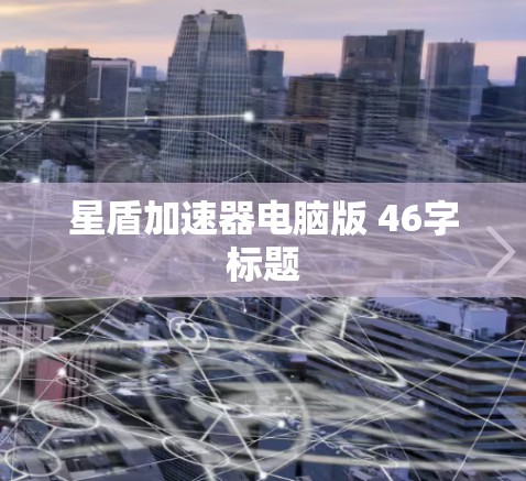 星盾加速器电脑版 46字标题