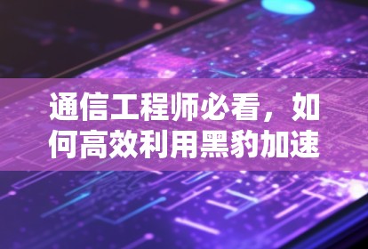 通信工程师必看，如何高效利用黑豹加速器进行网络优化