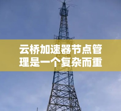 云桥加速器节点管理是一个复杂而重要的功能，涉及多个方面，包括节点分配、监控、故障处理、文档管理、自动化、定期监控和额外功能等。以下是对云桥加速器节点管理的详细总结