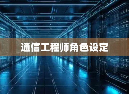 通信工程师角色设定