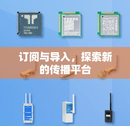 订阅与导入，探索新的传播平台