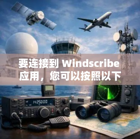 要连接到 Windscribe 应用，您可以按照以下步骤操作