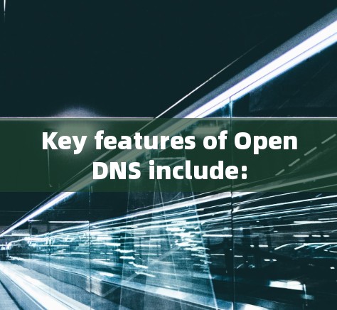 Key features of OpenDNS include: