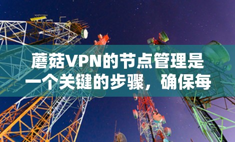 蘑菇VPN的节点管理是一个关键的步骤，确保每个节点都符合安全要求，同时提供必要的访问控制。以下是如何管理蘑菇VPN节点的步骤