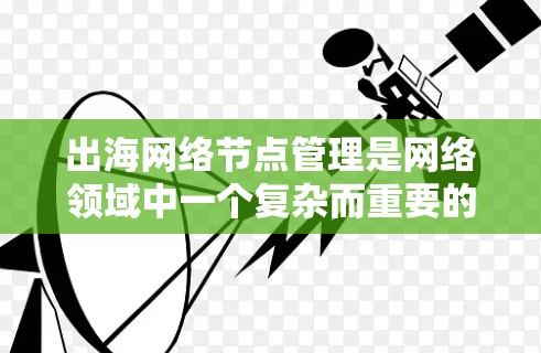 出海网络节点管理是网络领域中一个复杂而重要的过程，涉及多个方面和因素。以下是对该主题的分步说明