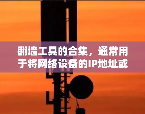 翻墙工具的合集，通常用于将网络设备的IP地址或路由器的IP地址翻墙到目标设备或服务器。以下是一些常见的翻墙工具及其适用场景